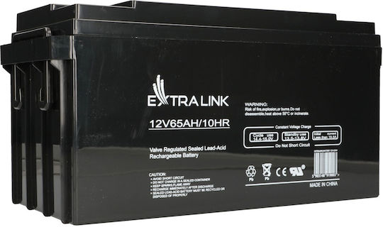 Extralink Μπαταρία UPS με Χωρητικότητα 65Ah και Τάση 12V 1τμχ