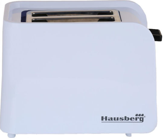 Hausberg Φρυγανιέρα 2 Θέσεων 750W Λευκή