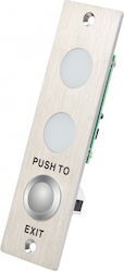 Yli Electronic Buton Ieșire în culoarea Roșu PBK-813LED