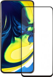 Full Face Tempered Glass 0.3mm Negru (Galaxy A80)