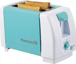 Hausberg Φρυγανιέρα 2 Θέσεων 750W Μπλε