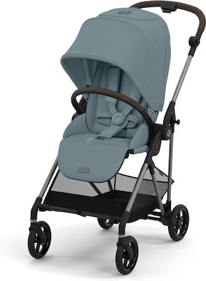 Cybex Gold Melio Adjustable Baby Stroller Suitable for Newborn Stormy Blue 6.1kg