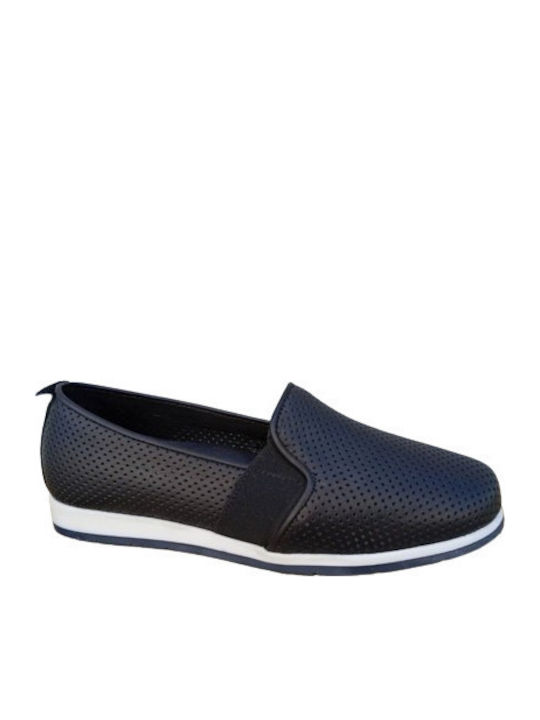 Slip-On-uri Pentru Femei Anatomici De Piele Negre