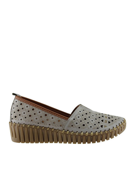 On the Road Women's Slip-On Leather Gray