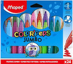 Maped Drawing Markers Thick Set of 24pcs