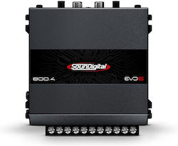 SounDigital Ενισχυτής Αυτοκινήτου SD800.4 EVO 6 4 Καναλιών (Κλάση A)