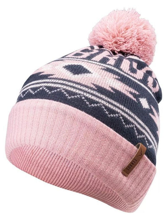 Elbrus Beanie Γυναικείος Σκούφος Πλεκτός σε Ροζ χρώμα