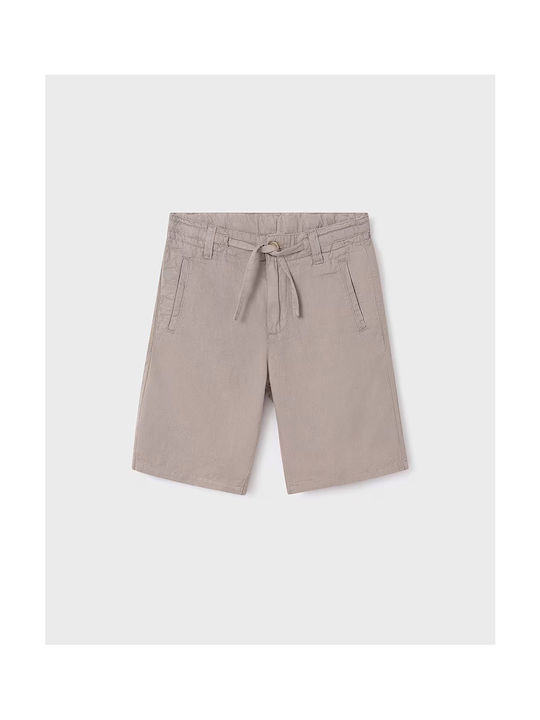 Mayoral Kinder Shorts/Bermudas Stoff Λινη SandyBrown