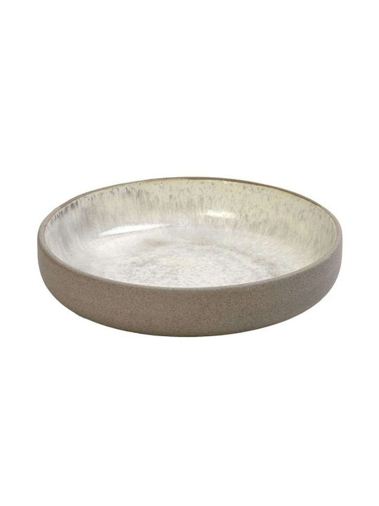 Espiel Spirit Teller Suppe Keramik Beige mit Durchmesser 20.5cm