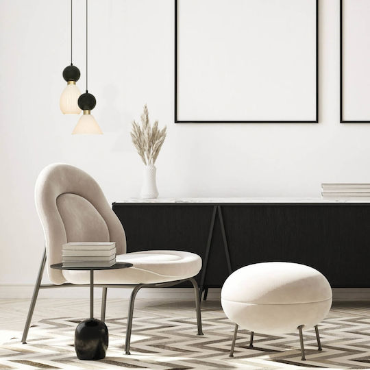Zambelis Lights Κρεμαστό Φωτιστικό Μαύρο 16x25x25εκ. Zambelis Lights Κρεμαστό Φωτιστικό Μαύρο 16x25x25εκ.