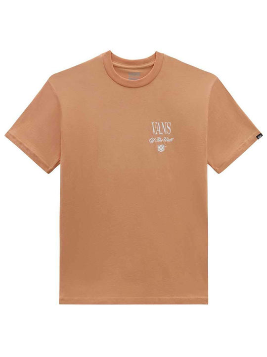 Vans Ανδρικό T-shirt Κοντομάνικο Πορτοκαλί