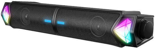 Onikuma L1 2.0 Speakers with RGB and Bluetooth 5W Black