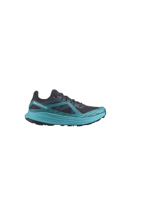 Salomon Ultra Flow Women's Running Sport Shoes Blue Waterproof Gore-Tex Membrane