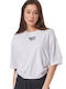 Body Action Women's Blouse Short Sleeve White