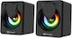 Kisonli L-1030 Ηχεία Υπολογιστή 2.0 με RGB Φωτι...
