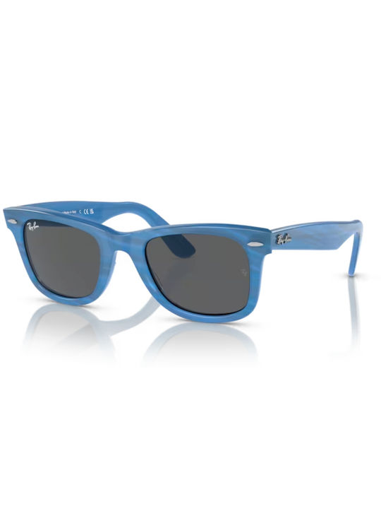 Ray Ban Sunglasses with Blue Plastic Frame and ...