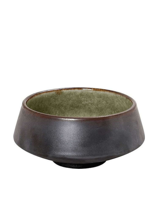 Espiel Pebble Salatschüssel Keramik Braun 15x15x7cm 1Stück