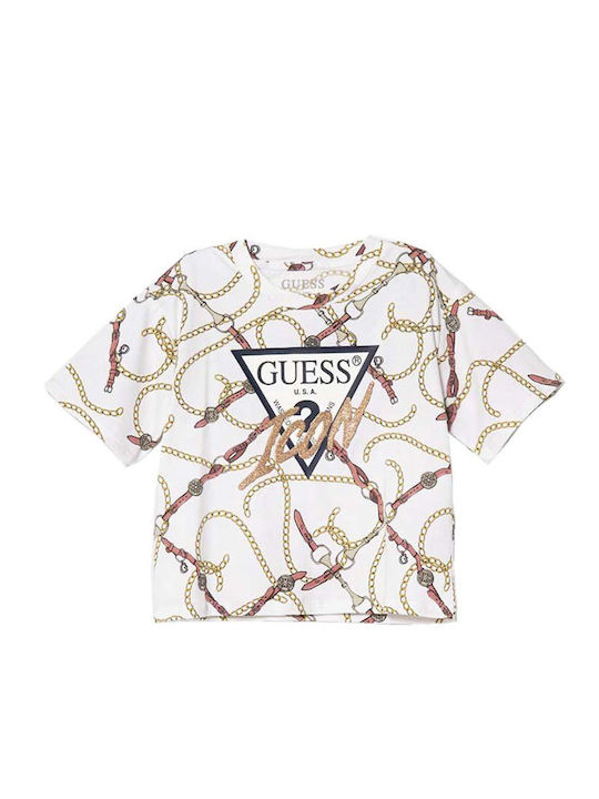 Guess Kids' Blouse Short Sleeve Gold