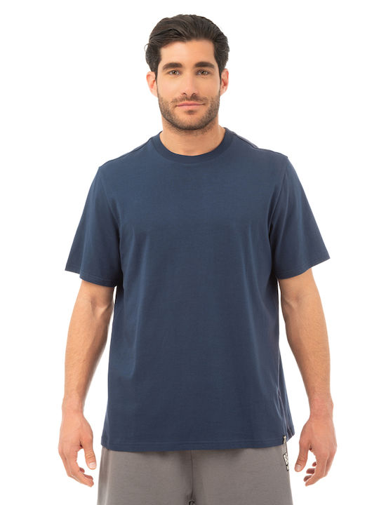 Be:Nation Herren T-Shirt Kurzarm Blau