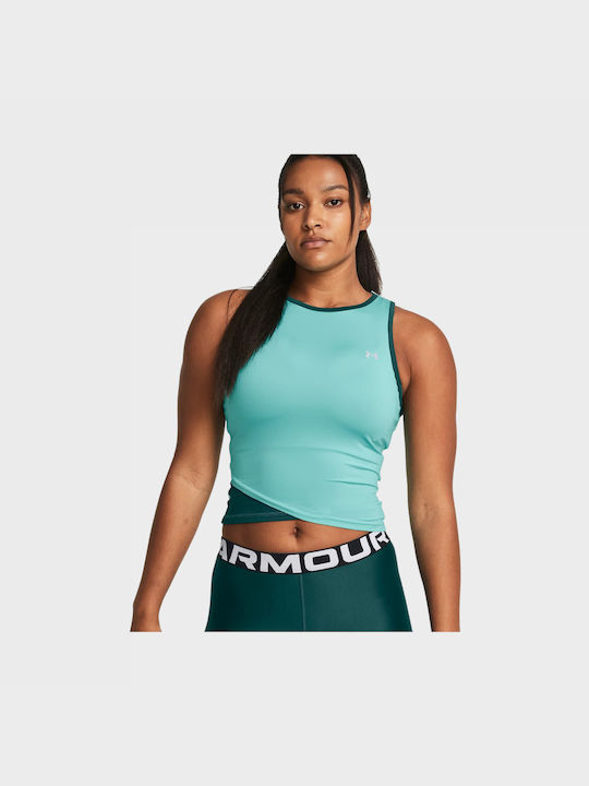 Under Armour Vanish Damen Sportliche Bluse Ärmellos Schnell trocknend Turquoise