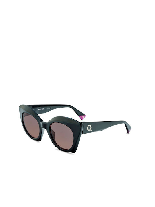Etnia Barcelona Belice Sonnenbrillen mit Schwarz Rahmen und Braun Linse