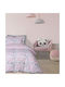 Das Home Umbrella Panta Set Kids Duvet Cover Single with Pillowcase Pink-white-grey 160x240cm