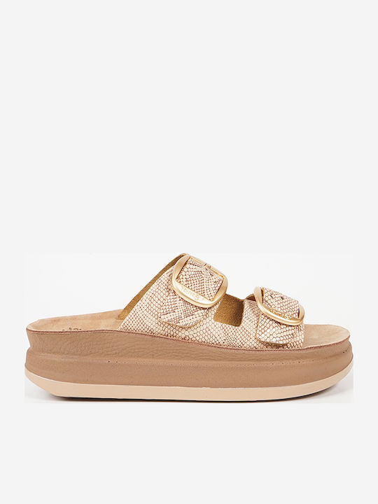 Ανατομικα Flatforms Fantasy Sandals Χαλκός S1100