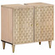 vidaXL Schrank Waschtisch mit Waschbecken L62xB33xH58cm Coffee
