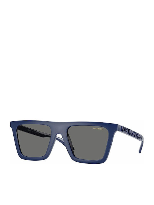 Versace Herren Sonnenbrille mit Blau Kunststoff...