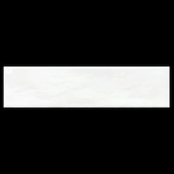 Keros Πλακάκι Δαπέδου Εσωτερικού Χώρου Ματ 30x7.5cm Blanco