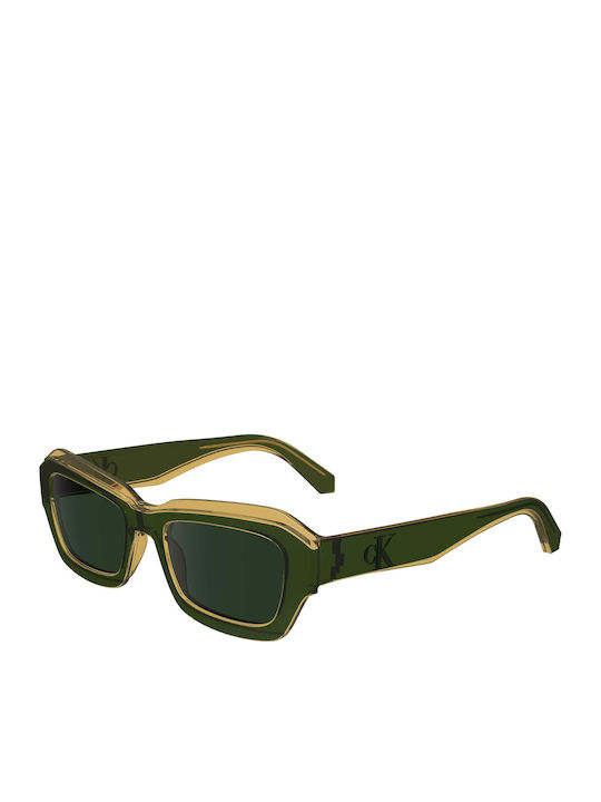 Calvin Klein Unisex Ochelari de soare cu Verde ...