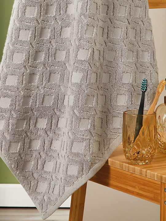 Whitegg Bath Towel Set 3pcs T085 Grey Weight 50...