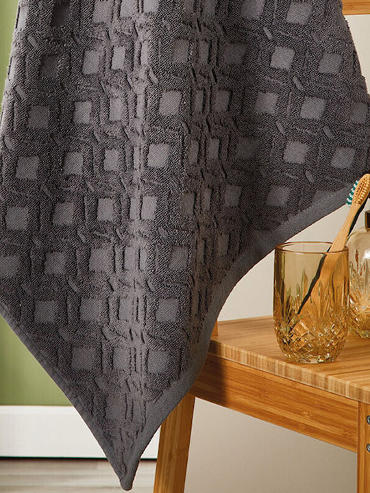 Whitegg Bath Towel Set 3pcs T085 Dark Grey Weig...