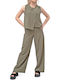Femei Din material textil Pantaloni Khaki