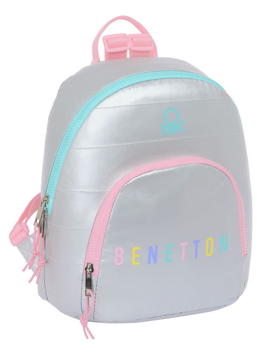 Benetton Schulranzen Rucksack Kindergarten in Gray Farbe