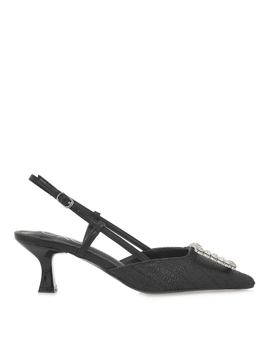 Exe Black Medium Heels