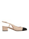 Δαντε Lea Δαντε Slingback Καλογηρου Beige-black Δέρμα