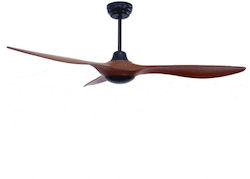 Aca 132cm Καφέ / Μαύρος FANKVBR50