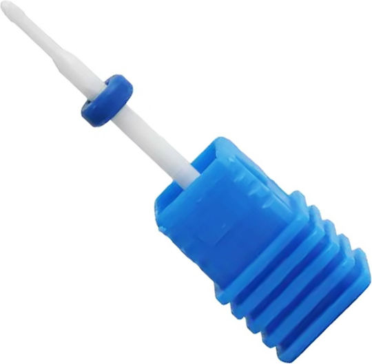 Freze pentru unghii cu roată ceramică cu cap sferic Albastru