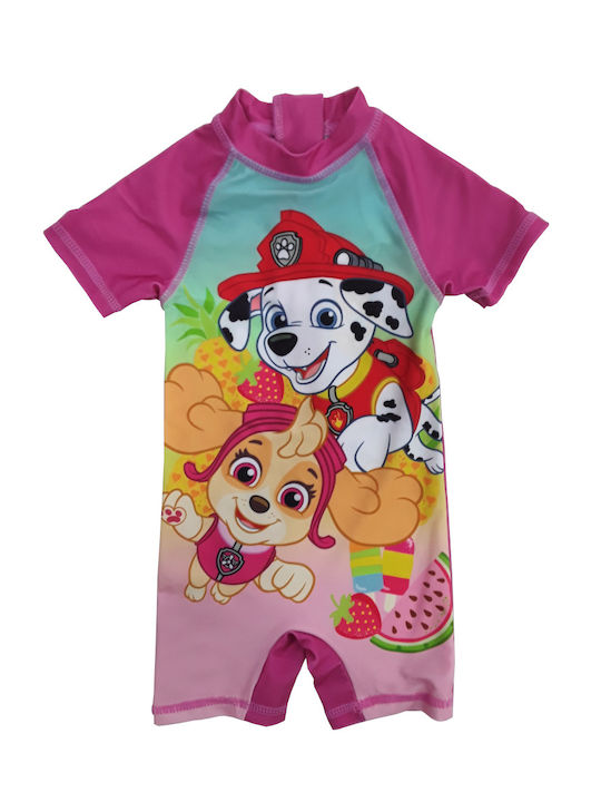 Paw Patrol Kids Swimwear One-Piece Sunscreen (UV) Pink