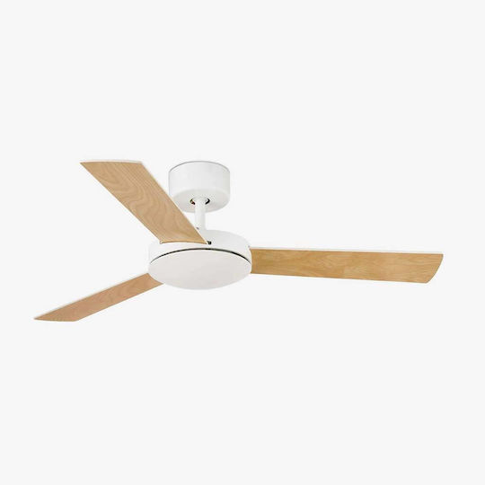 Faro Barcelona Mini Mallorca S Ανεμιστήρας Οροφής 107cm White/maple