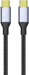 18382 Cablu HDMI Împletit HDMI De Sex Masculin - HDMI De Sex Masculin 1m Negru