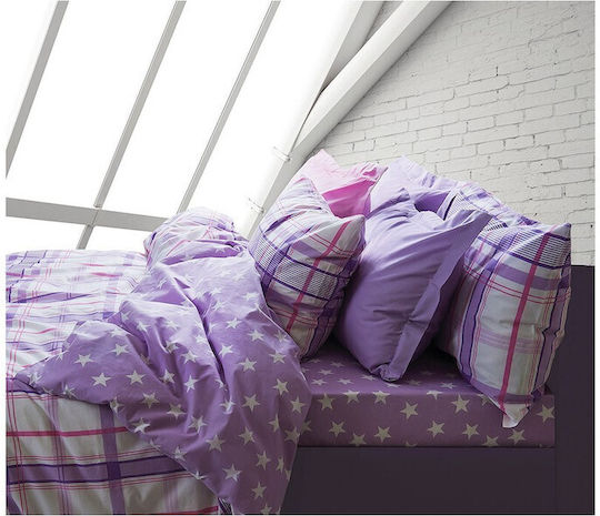 Das Home Подредба Детско Юрганче Единично с Калъфка 9222 Бял 160x240cm
