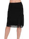 Berrak Midi Skirt in Black color