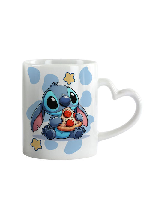 Koupakoupa Cană Ceramică Albă 330ml