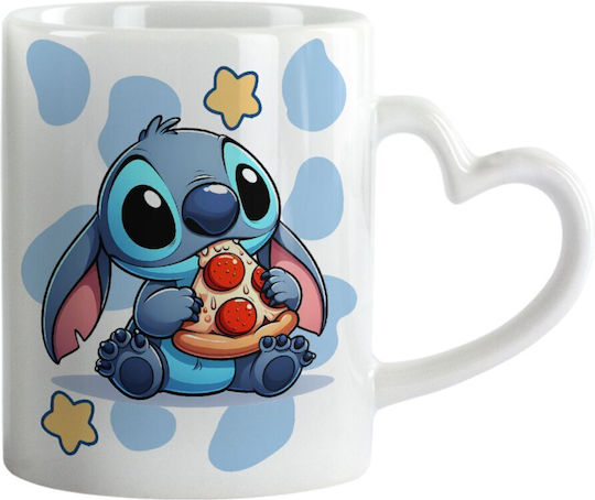 Koupakoupa Cană Ceramică Albă 330ml