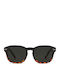 Volcom Earth Tripper Unisex Sunglasses with Brown Tartaruga Plastic Frame and Black Lens VE0700902-DR