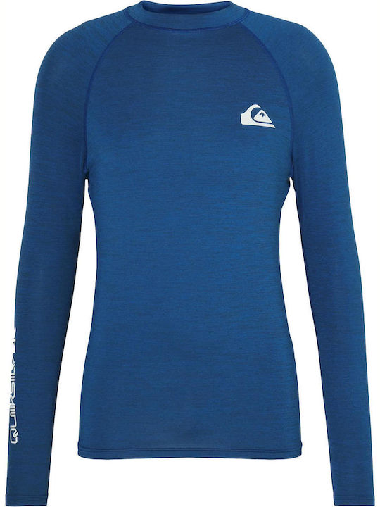 Quiksilver Langärmelig Sonnenschutzshirt Blau