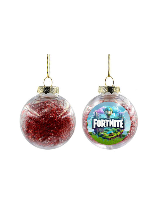 Fortnite Land Μπάλα Πλαστική Διάφανη 8cm