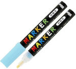 M&G Marker Permanent 2mm Aqua Blue